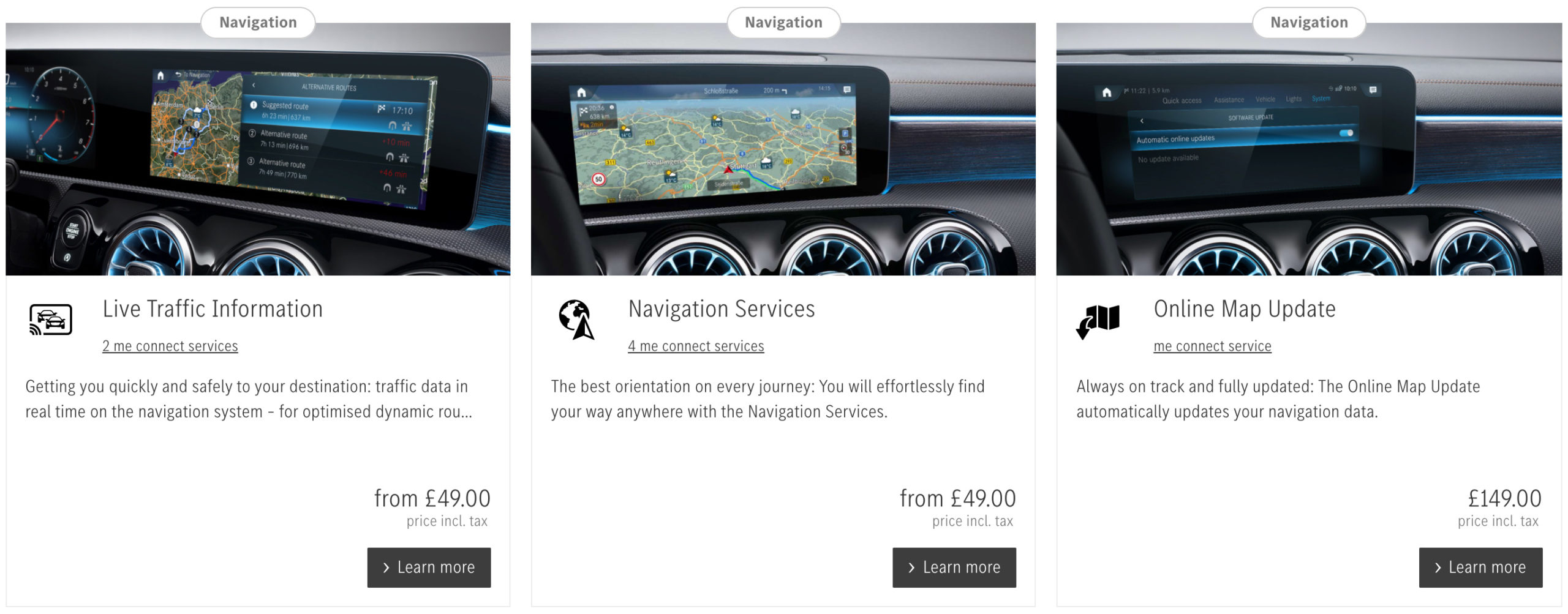 Mercedes-Benz Navigation Services