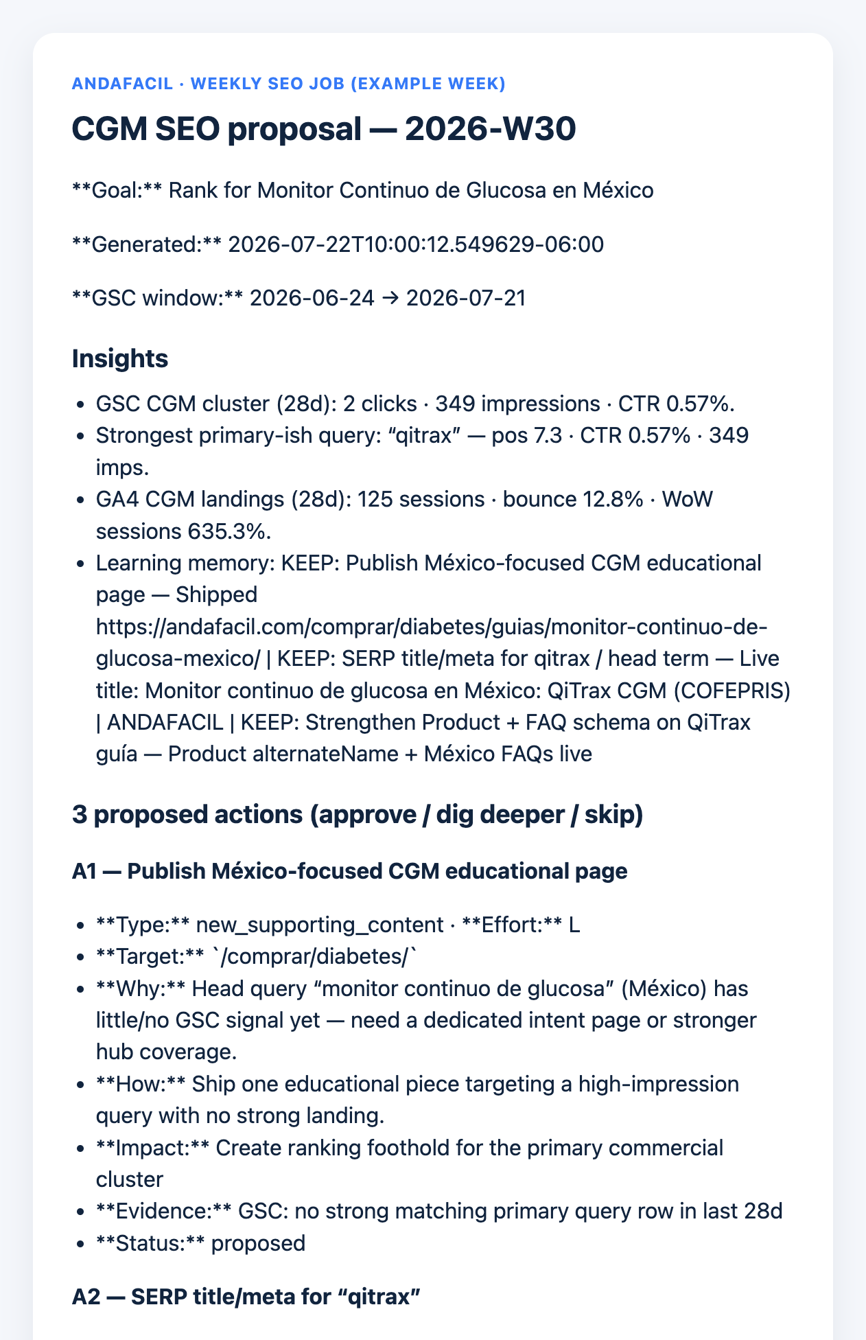 SEO weekly
