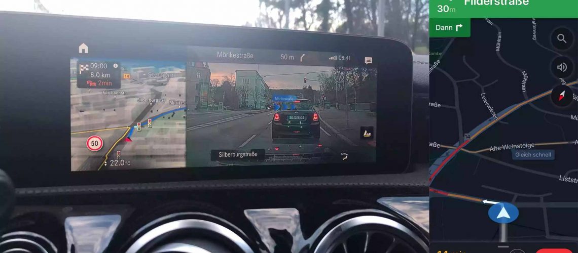 Google Maps and Mercedes Navigation